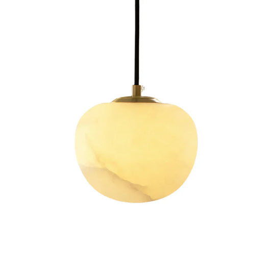 Round Alabaster Pendant Light - Tianguang Alabaster Lighting