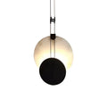 Modern Round Black Alabaster Pendant Lamp - Tianguang Alabaster Lighting