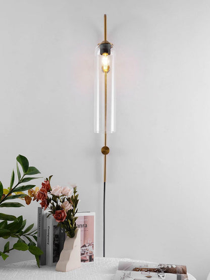 Contemporary Glass Plug-In Wall Light, Plug-In Wall Sconce, detail 17