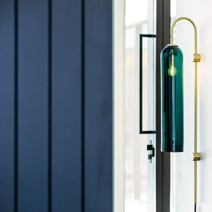 Contemporary Glass Plug-In Wall Light, Plug-In Wall Sconce, detail 33