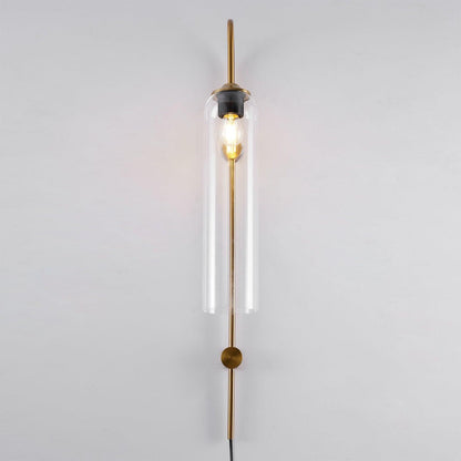 Contemporary Glass Plug-In Wall Light, Plug-In Wall Sconce, detail 41
