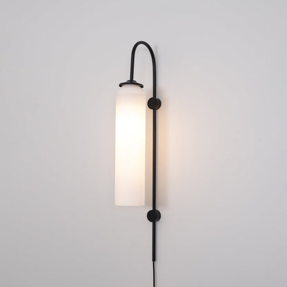 Contemporary Glass Plug-In Wall Light, Plug-In Wall Sconce, detail 62
