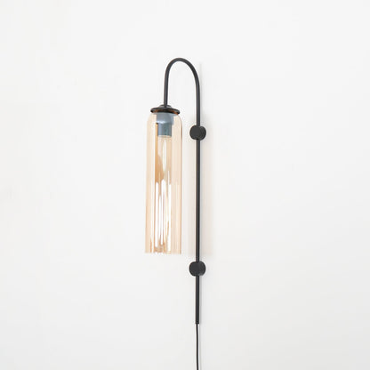 Contemporary Glass Plug-In Wall Light, Plug-In Wall Sconce, detail 67