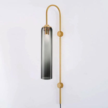 Contemporary Glass Plug-In Wall Light, Plug-In Wall Sconce, detail 59