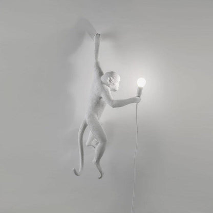 Monkey Wall Light, Plug-In Wall Sconce, detail 5