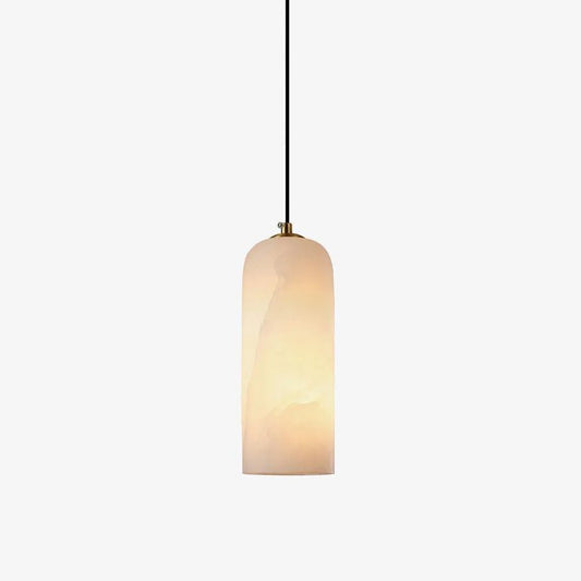Monty Alabaster Pendant Lamp 3.9 in Dia - Tianguang Alabaster Lighting