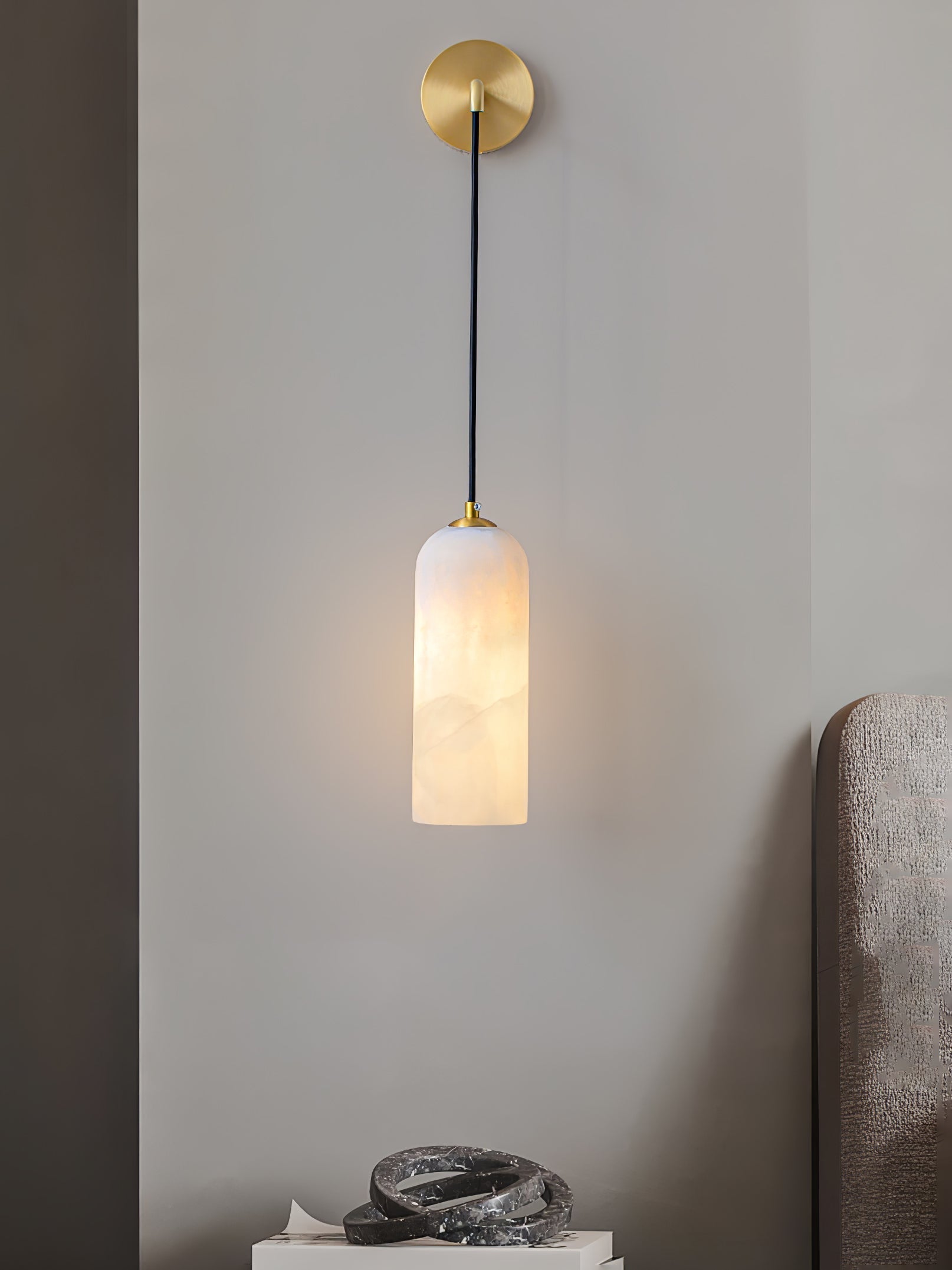 Monty Lamp bracket Wall Light, Hardwired Wall Sconce, detail 14