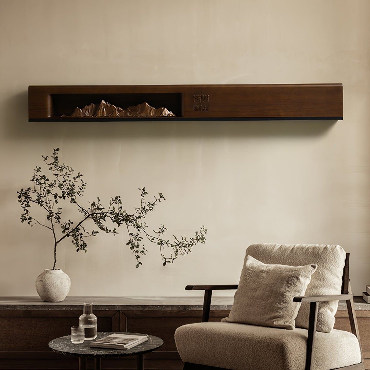 Mountain Reverie Wall Light, Hardwired Wall Sconce, detail 13