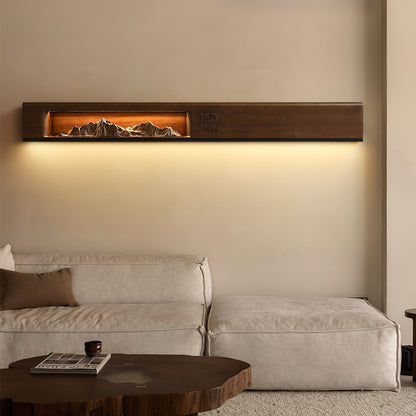 Mountain Reverie Wall Light, Hardwired Wall Sconce, detail 3