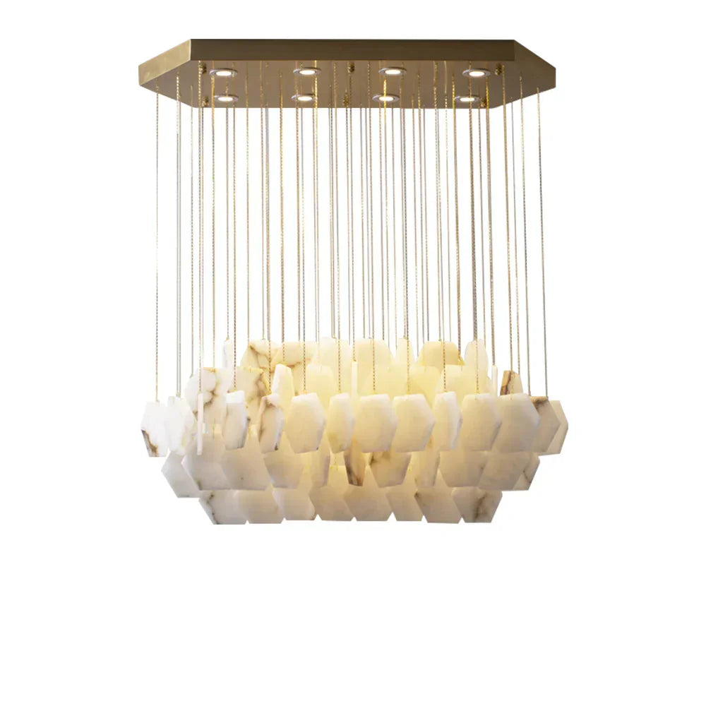 Natural Alabaster Chandelier - Tianguang Alabaster Lighting
