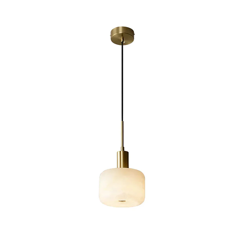 Natural Alabaster Small Pendant Light - Tianguang Alabaster Lighting