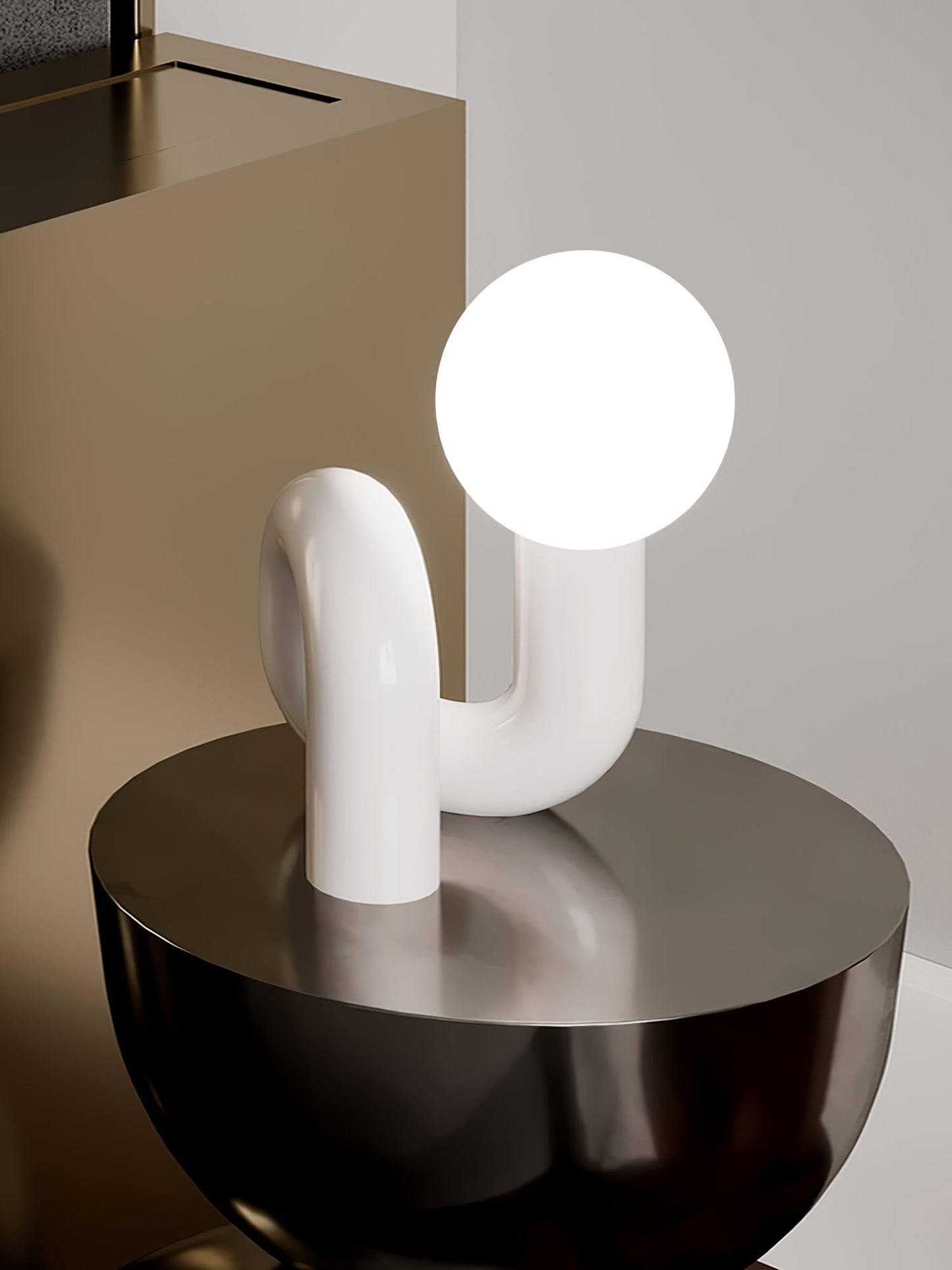 Playful N Shape Table Light, Bedside Table Lamp, detail 46