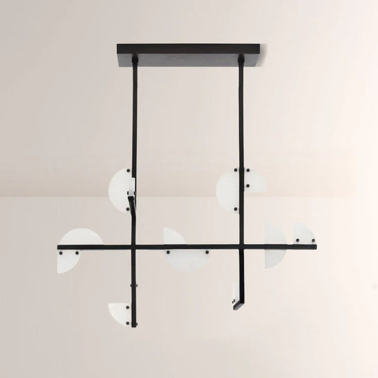 Norana Linear Alabaster Chandelier - Tianguang Alabaster Lighting