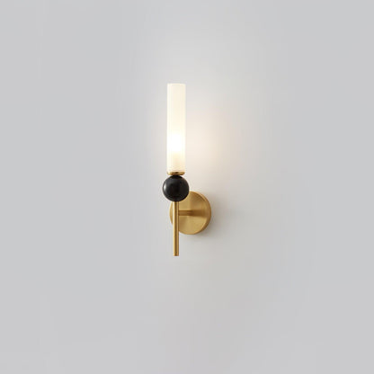 Marble Vertical Wall Light, Hardwired Wall Sconce, detail 15