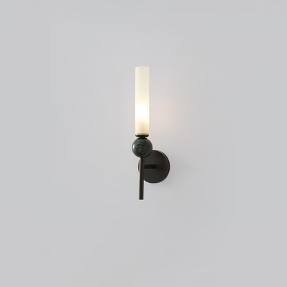 Marble Vertical Wall Light, Hardwired Wall Sconce, detail 16