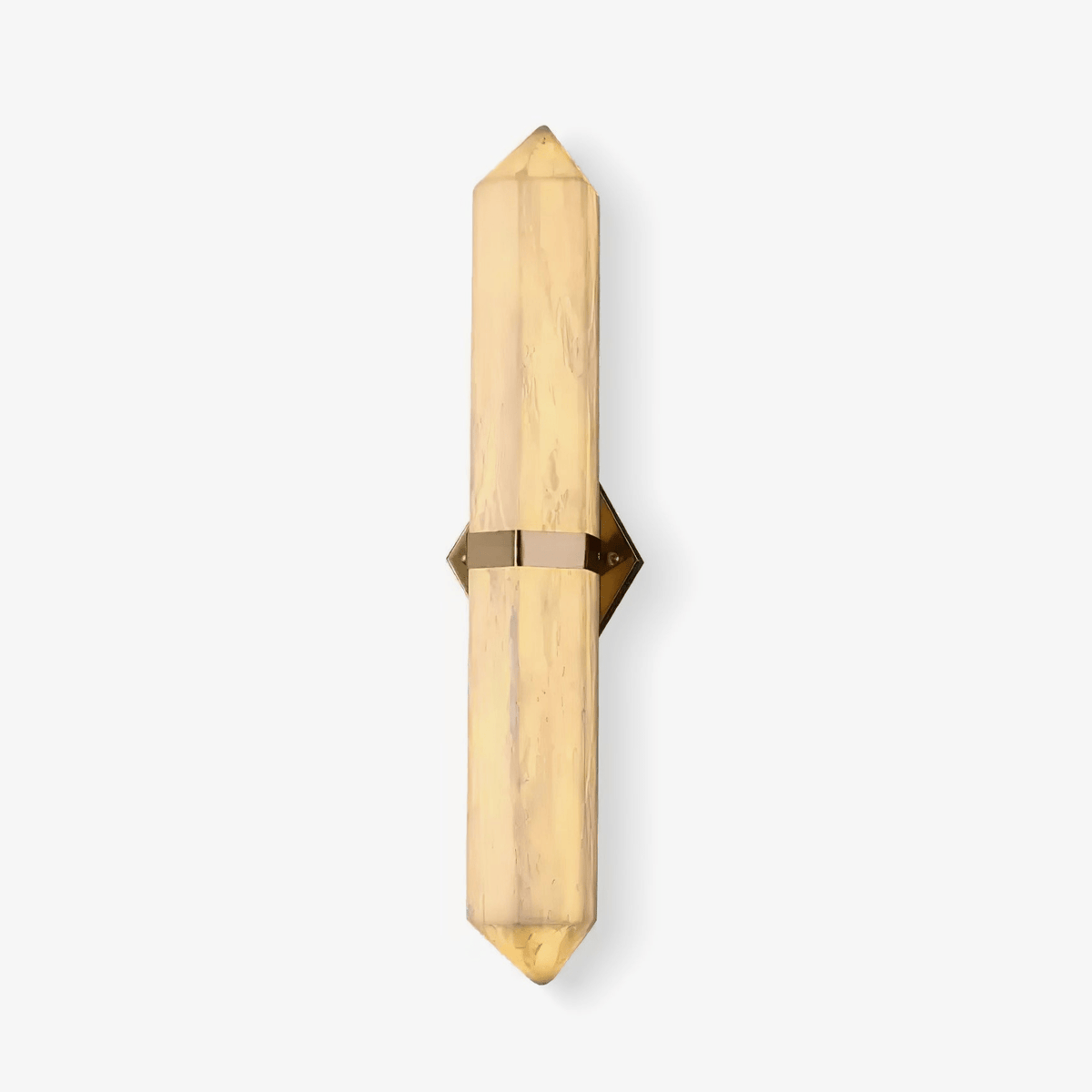 Alabaster Obelisk Wall Sconce 3.1 in Dia - Tianguang Alabaster Lighting
