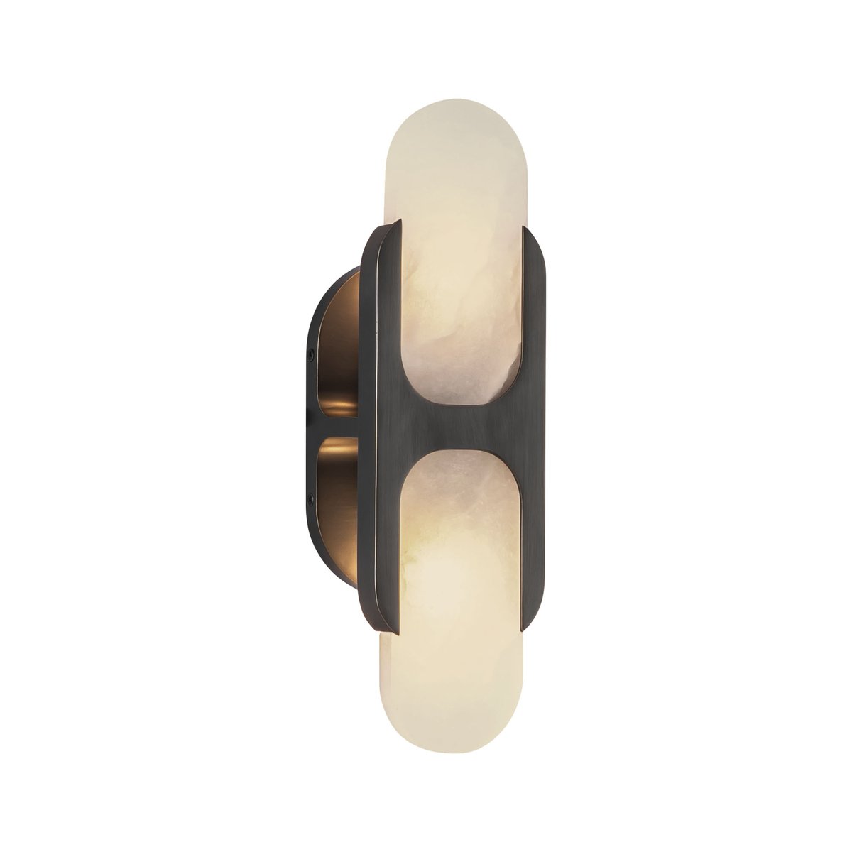 Odin Alabaster Wall Light - Dia 18cm x H 24cm Metal, Hardwired Wall Sconce, detail 9