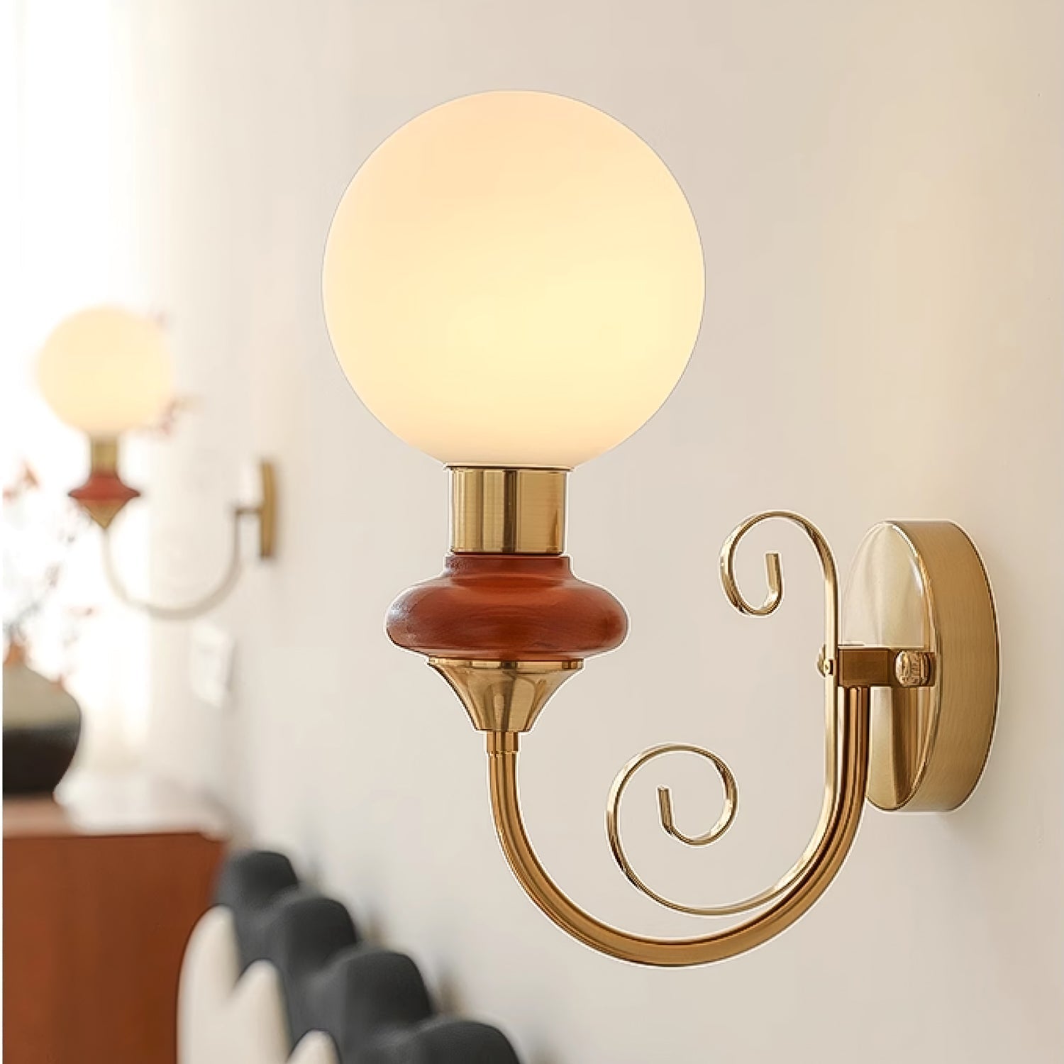 Onyx Plug-In Wall Light, Plug-In Wall Sconce, detail 15