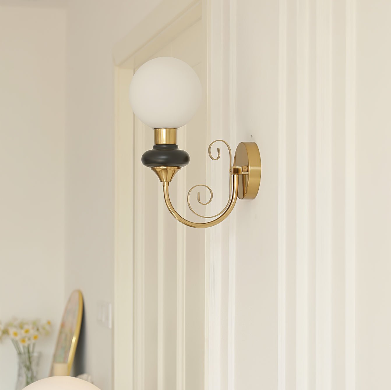 Onyx Wall Light Wall Light, Hardwired Wall Sconce, detail 7