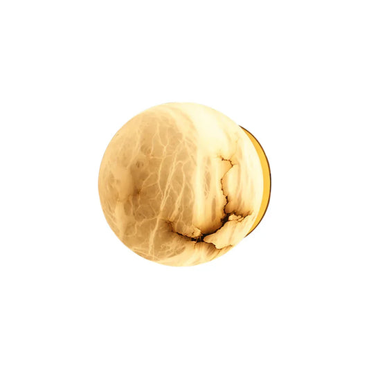 Orb Alabaster Wall Lamp - Tianguang Alabaster Lighting