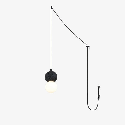 Origo Natural Stone Hanging Light Pendant Swag Lamp - Tianguang Alabaster Lighting