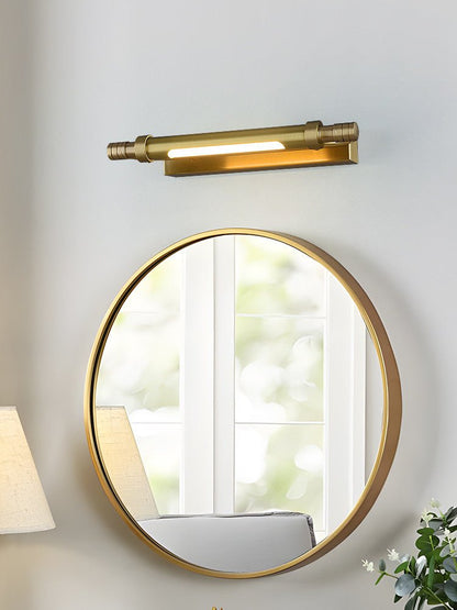 Orion Brass Wall Light, Hardwired Wall Sconce, detail 9
