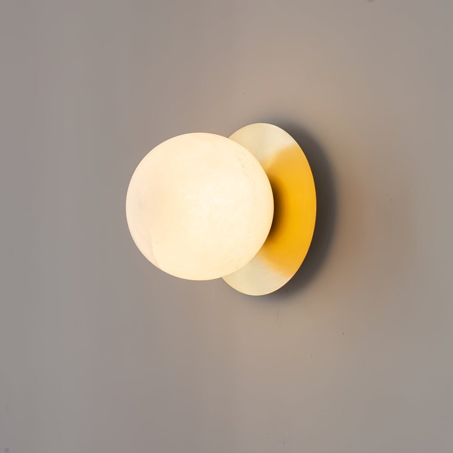 Orrila Dawn Alabaster Wall Light, Hardwired Wall Sconce, detail 13