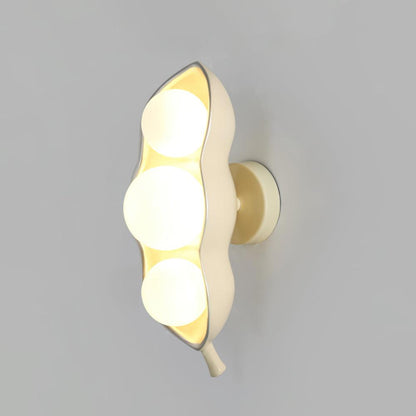 Pea Wall Light, Hardwired Wall Sconce, Brass, L 14cm x W 18cm x H 37cm