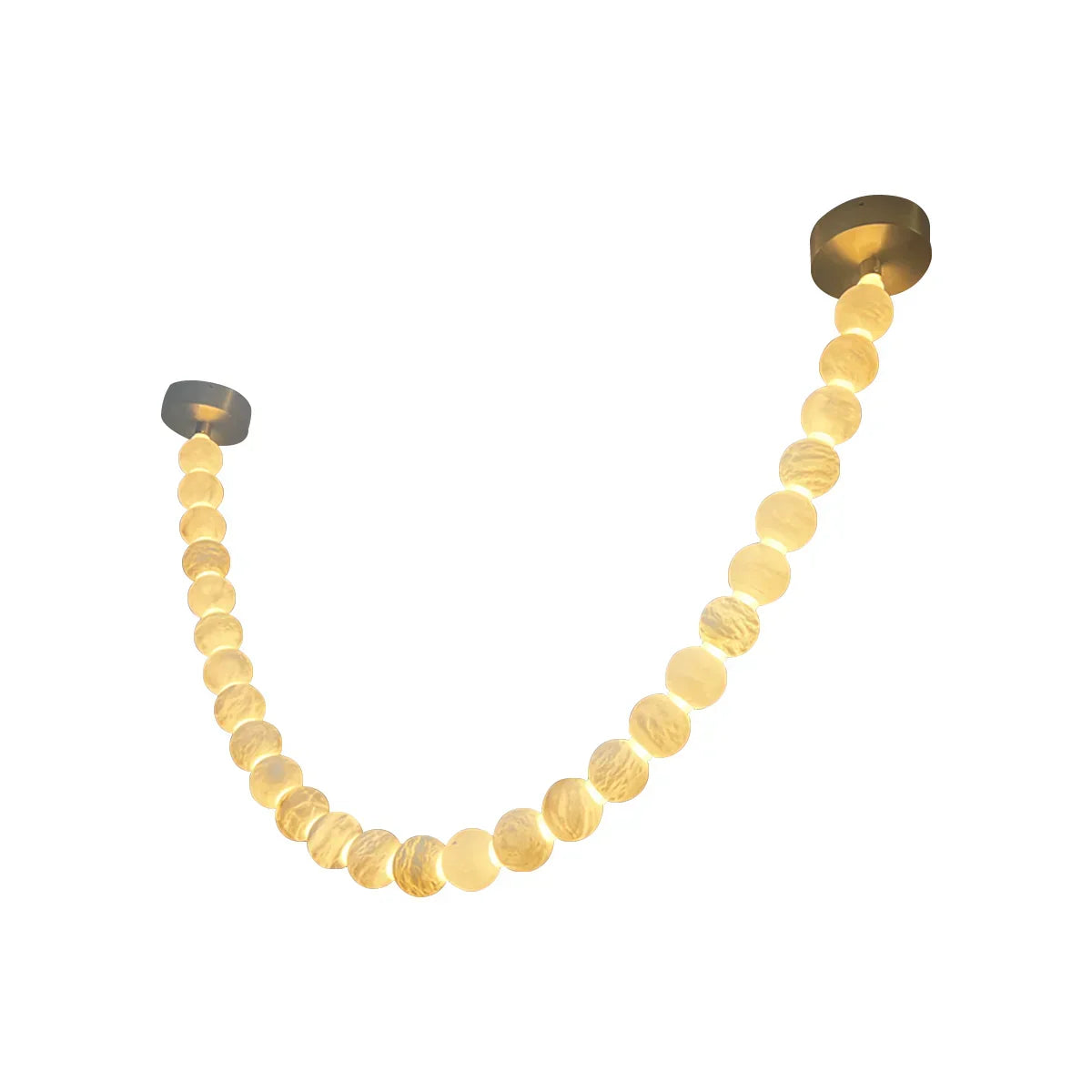 Pearl Alabaster Necklace Chandelier - Tianguang Alabaster Lighting