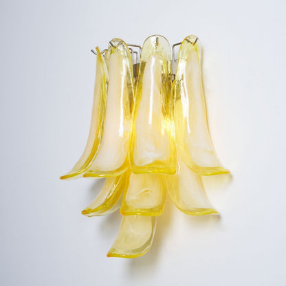 Petalo Glass Wall Light, Hardwired Wall Sconce, detail 25