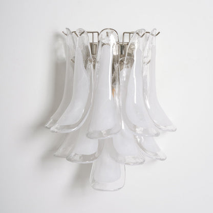 Petalo Glass Wall Light, Hardwired Wall Sconce, detail 27