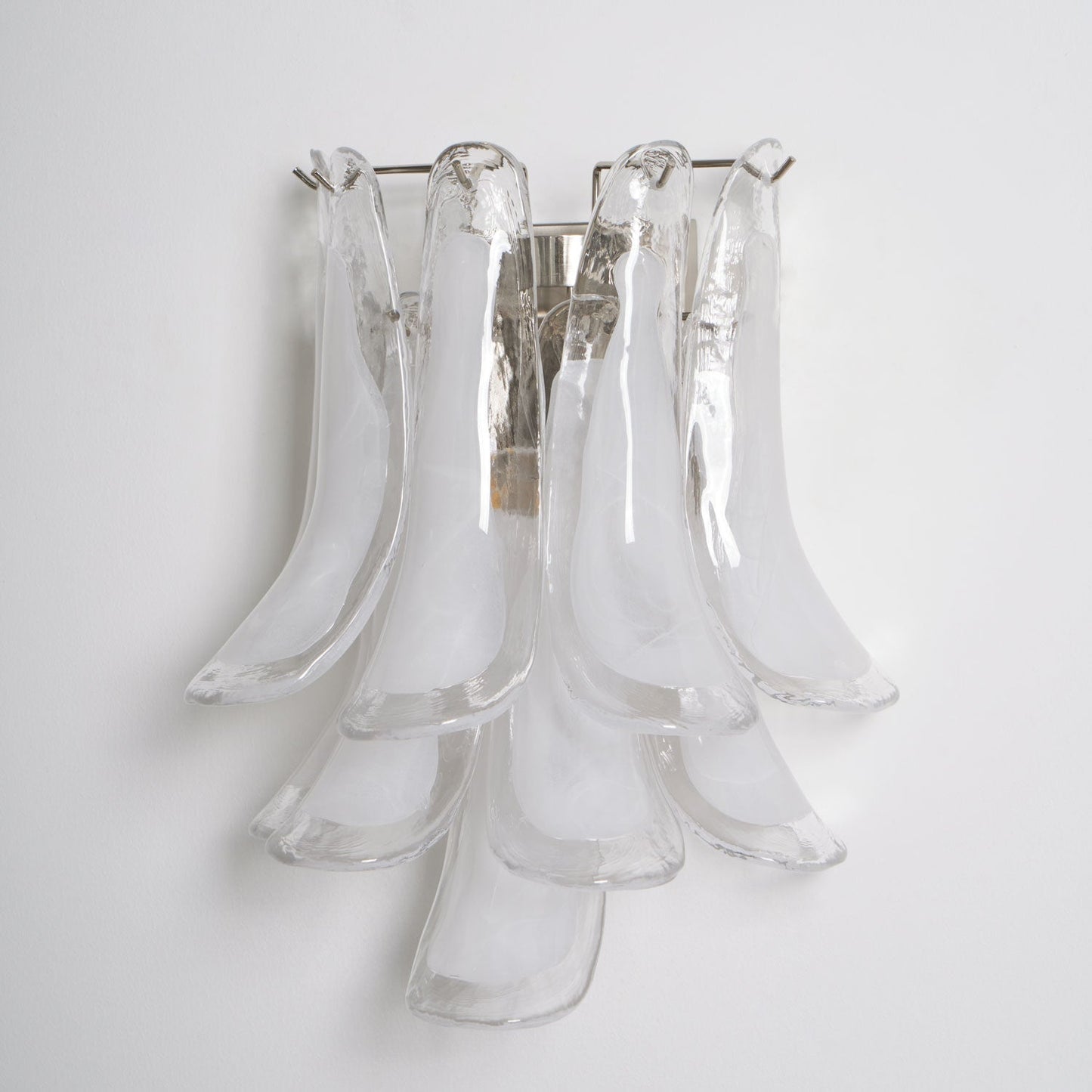 Petalo Glass Wall Light, Hardwired Wall Sconce, detail 28