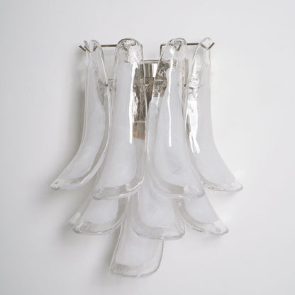 Petalo Glass Wall Light, Hardwired Wall Sconce, detail 28
