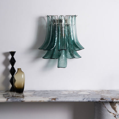 Petalo Glass Wall Light, Hardwired Wall Sconce, detail 4