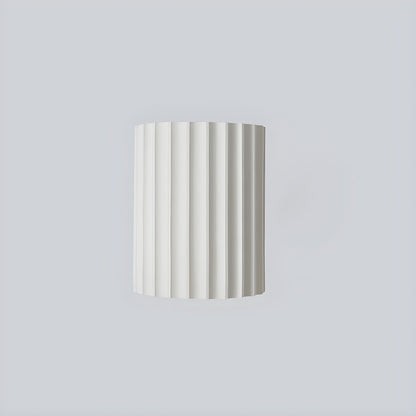 Resin Ribbed Wall Light, Hardwired Wall Sconce, detail 21