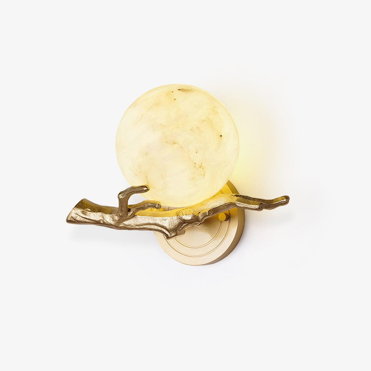 Retro Twigs Sconce Marble Wall Lamp - Tianguang Alabaster Lighting