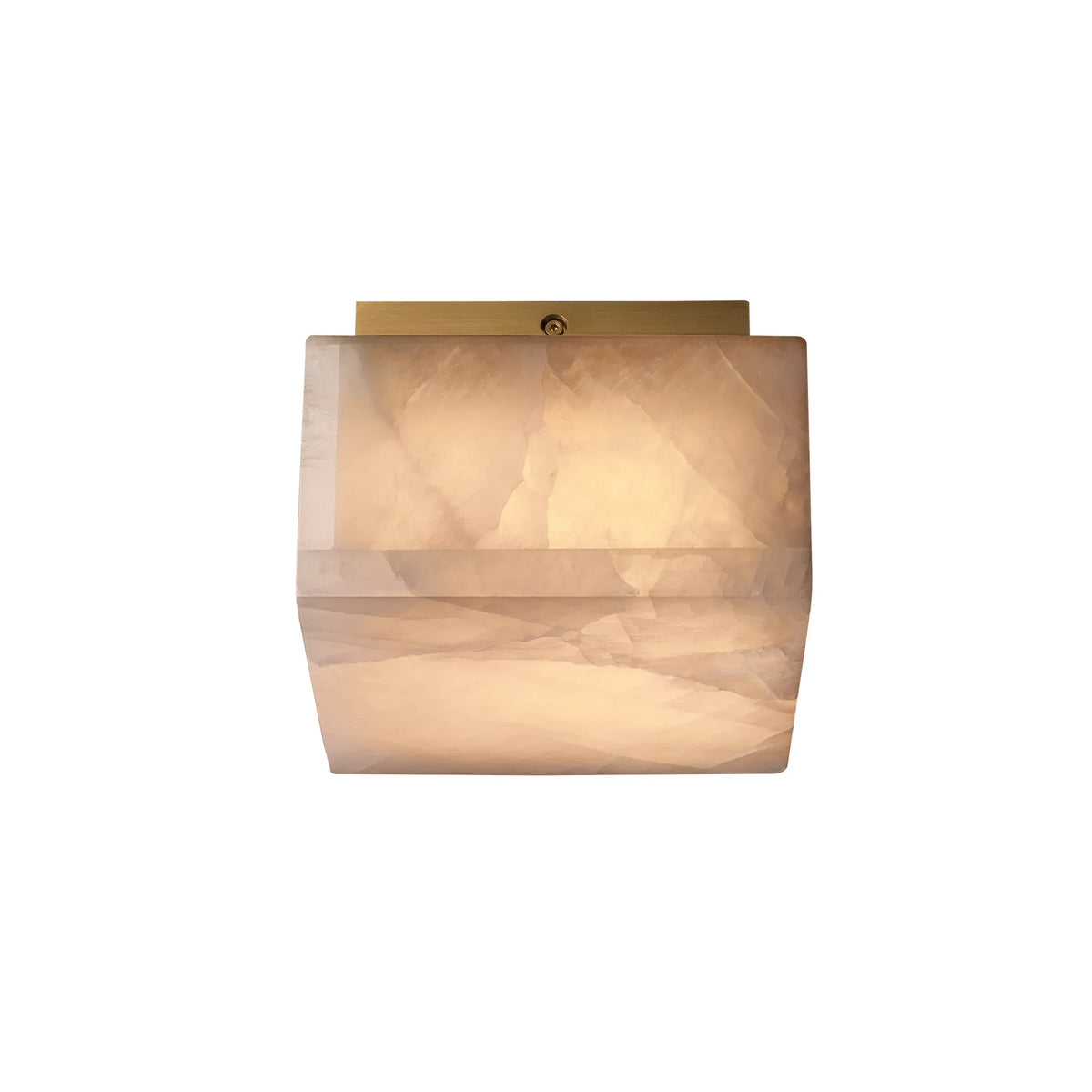 Alabaster Rivage Square Ceiling Lamp Ceiling Light - Tianguang Alabaster Lighting