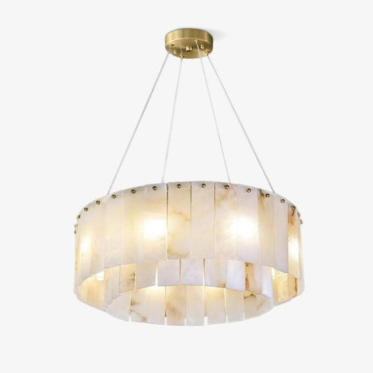Rock Alabaster Electrolier Chandelier - Tianguang Alabaster Lighting