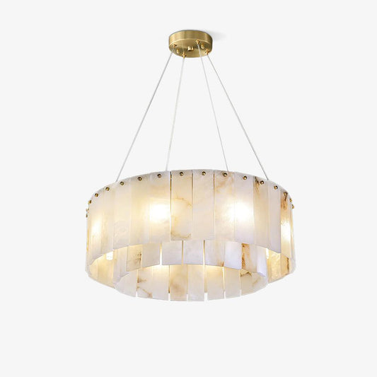 Rock Alabaster Chandelier - Tianguang Alabaster Lighting