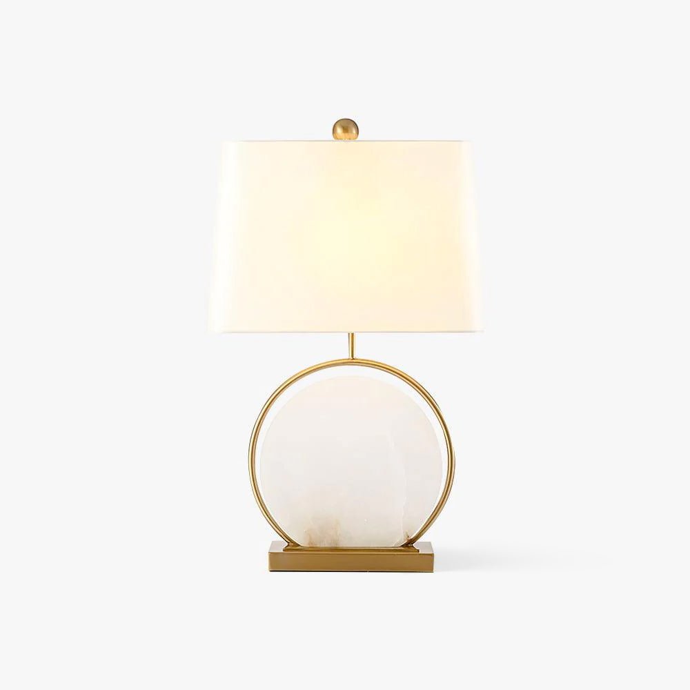 Roma White Marble Table Lamp - Tianguang Alabaster Lighting