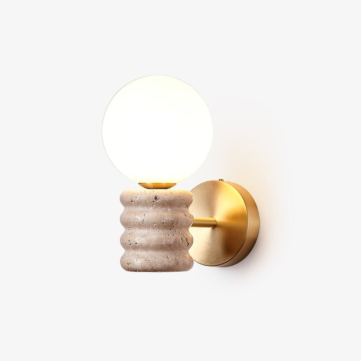 Romus Travertine Wall Lamp - Tianguang Alabaster Lighting