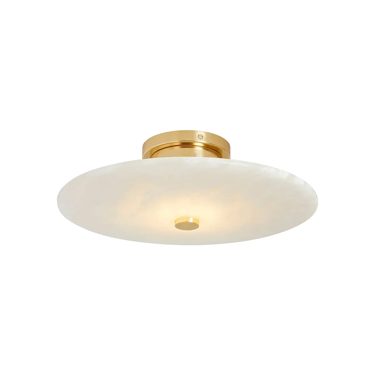Round Ankeny Alabaster Ceiling Lamp Ceiling Light - Tianguang Alabaster Lighting