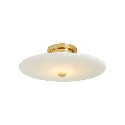 Round Ankeny Alabaster Ceiling Lamp Ceiling Light - Tianguang Alabaster Lighting