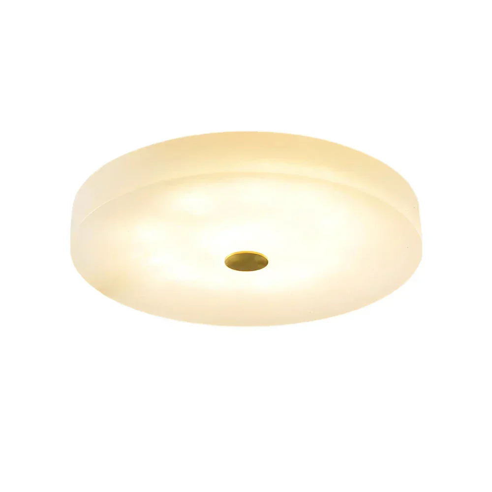 Round Sophie Alabaster Ceiling Lamp Ceiling Light - Tianguang Alabaster Lighting