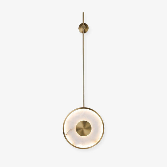Round Marble Wall Lamp - Tianguang Alabaster Lighting