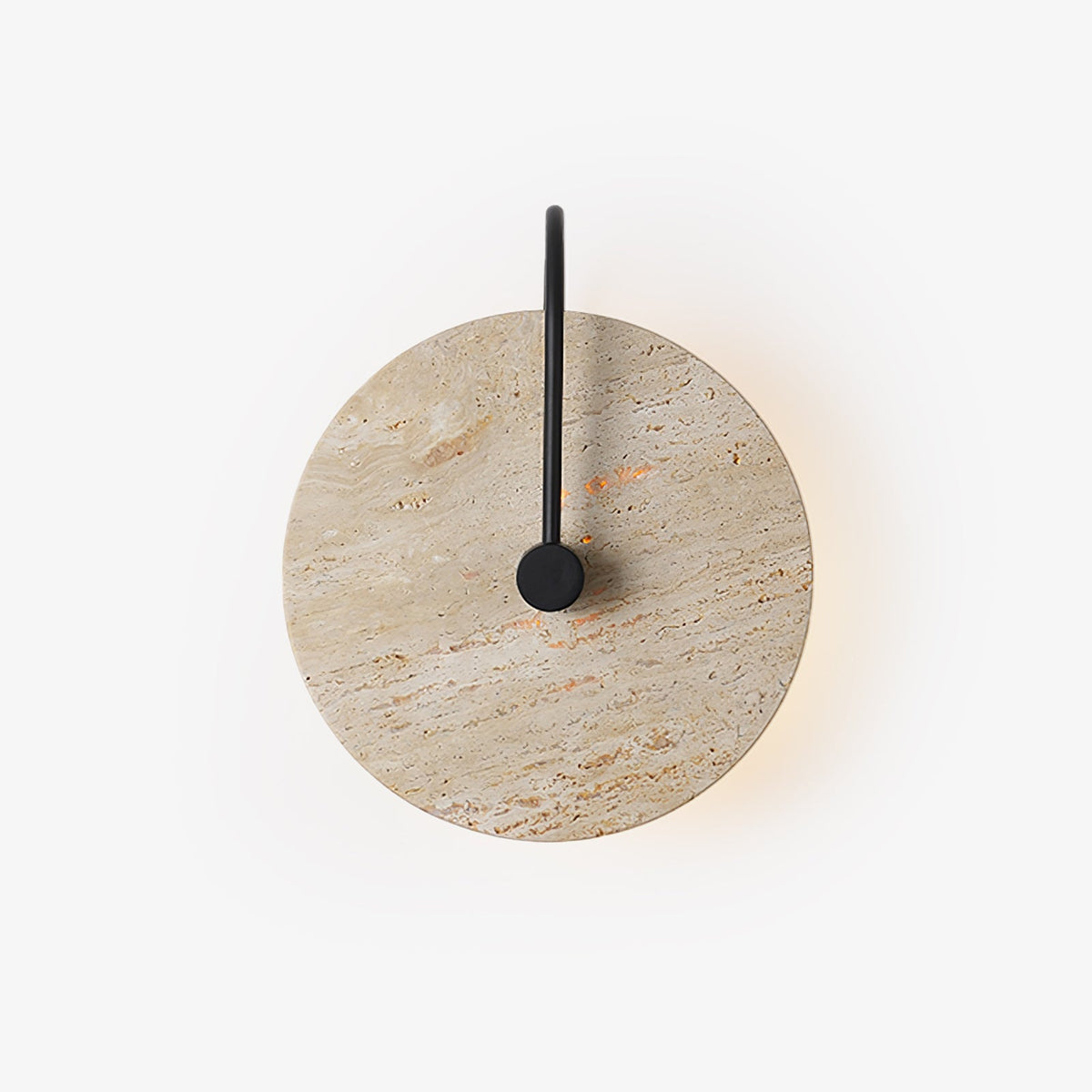 Round Travertine Wall-mounted light Alabaster Wall Lamp - Tianguang Alabaster Lighting