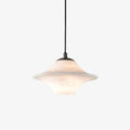 Saucer Alabaster Droplight Pendant Light - Tianguang Alabaster Lighting