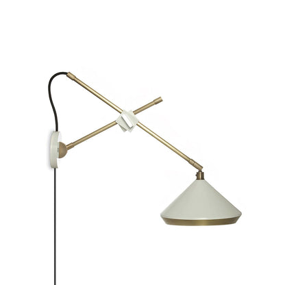 Shear Plug-In Wall Light, Plug-In Wall Sconce, Metal, Dia 46cm x H 40cm