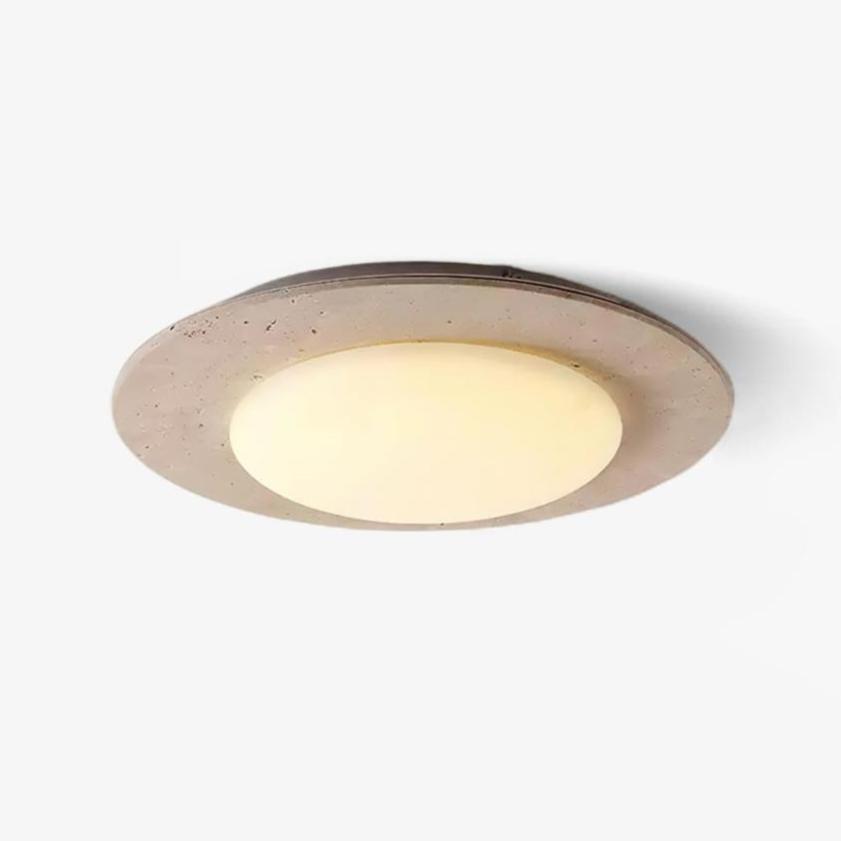 Sky Dome Travertine Ceiling Light Ceiling Light - Tianguang Alabaster Lighting
