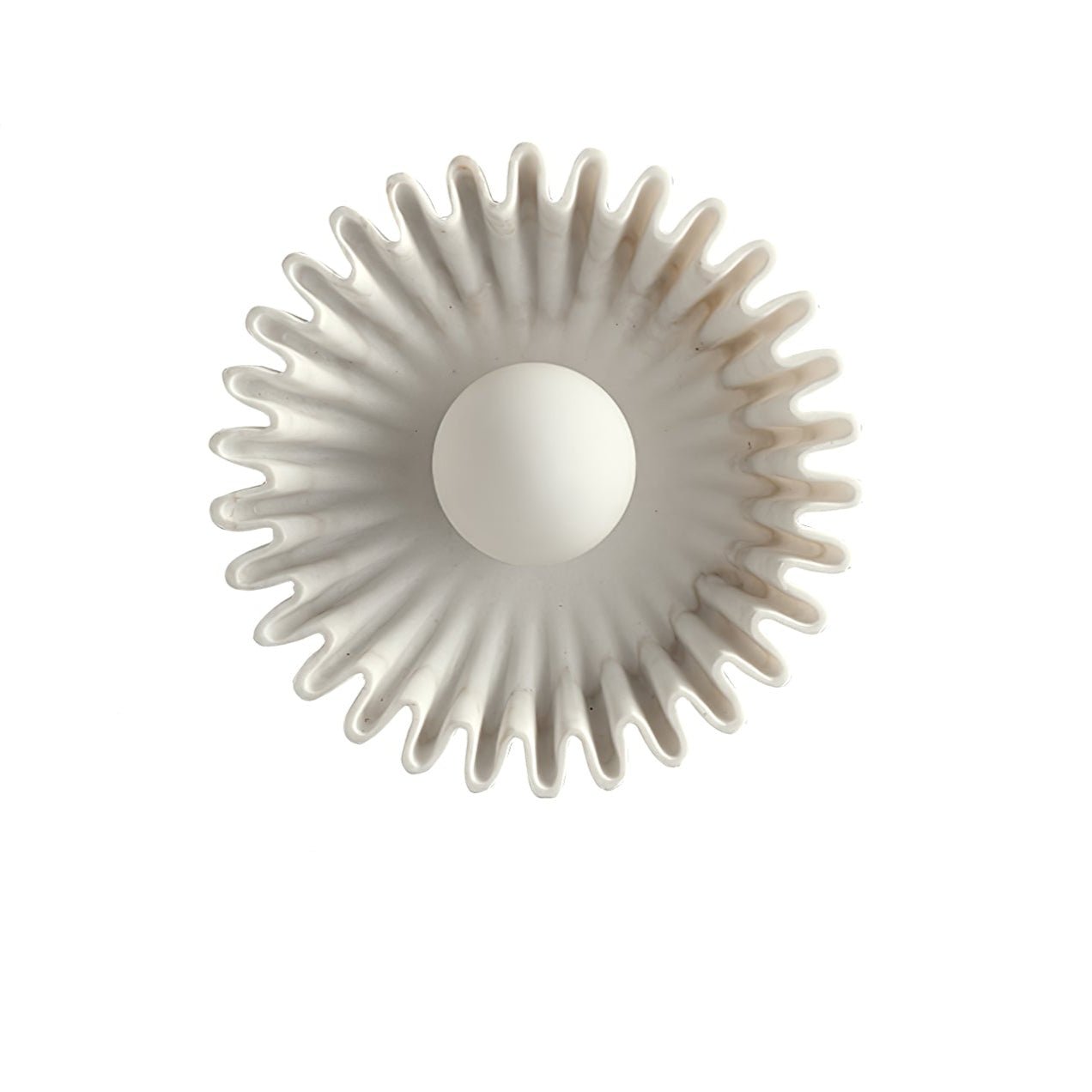 Solora Flora Wall Light, Hardwired Wall Sconce, Marble, Dia 32cm x H 32cm